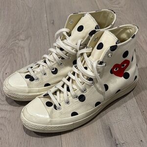 CdG PLAY x Converse Women's Chuck Taylor All Star Peek-A-Boo High-Top Sneakers
